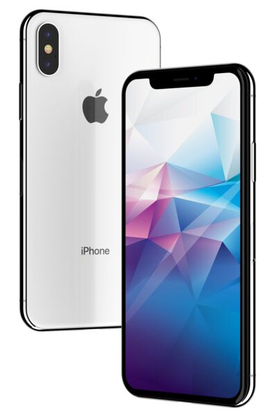 iPhone X · silber